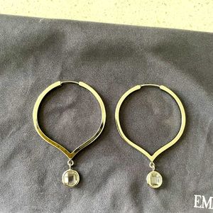 Emporio Armani hoop earrings